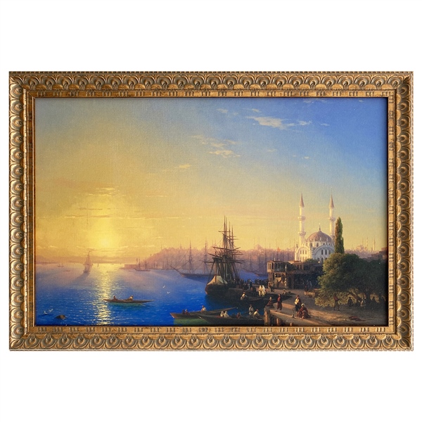 Ivan Aivazovsky, İstanbul Manzarası Büyük Boy Tablo