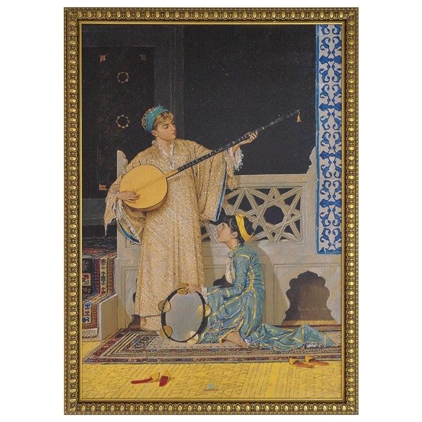 Osman Hamdi Bey, İki Müzisyen Kız Küçük Boy Tablo