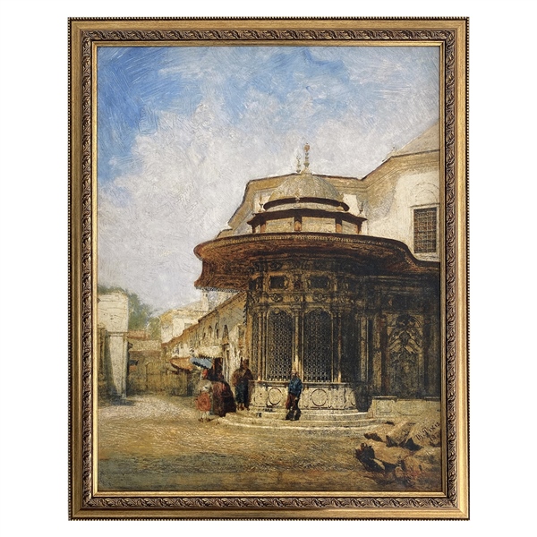 Theodor Pixis, Alemdar Caddesi'nde Osmanlı Köşkü Orta Boy Tablo