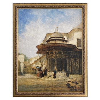Theodor Pixis, Alemdar Caddesi'nde Osmanlı Köşkü Orta Boy Tablo